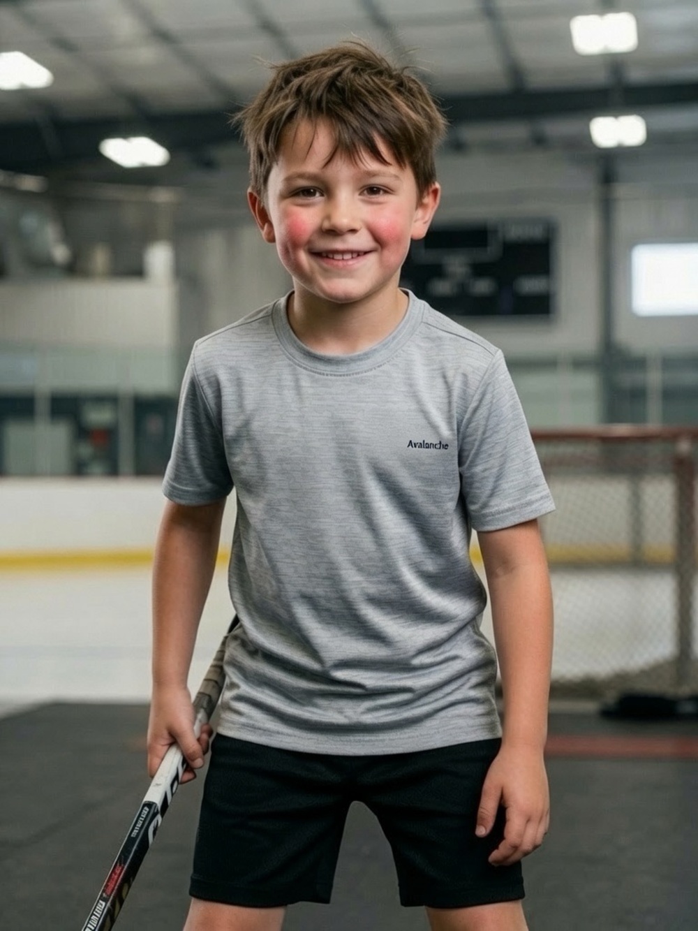 Avalanche Boys' Heather Gray Short-Sleeve Tee